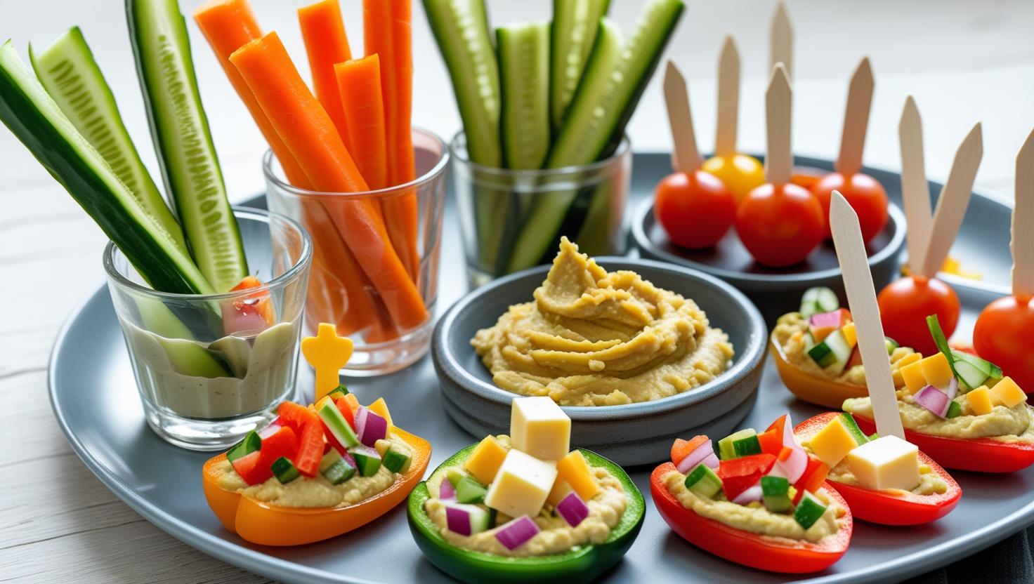 Lanches Saudáveis da Horta: 5 Ideias Fáceis para Crianças (e Adultos) Amarem Vegetais