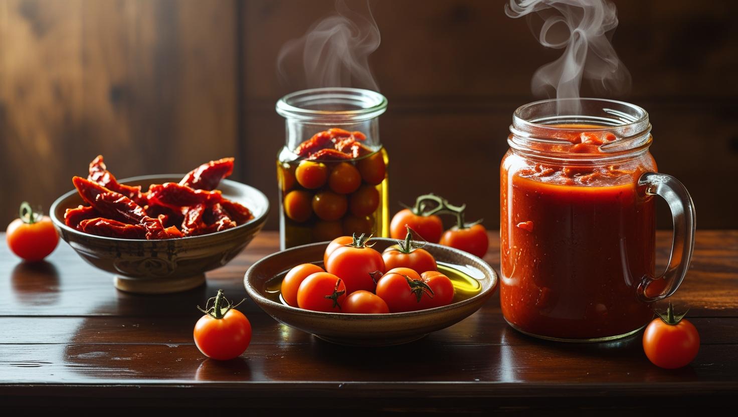 Colheu Tomates Demais? 3 Receitas Fáceis para Conservar e Ter Sabor de Verão o Ano Todo