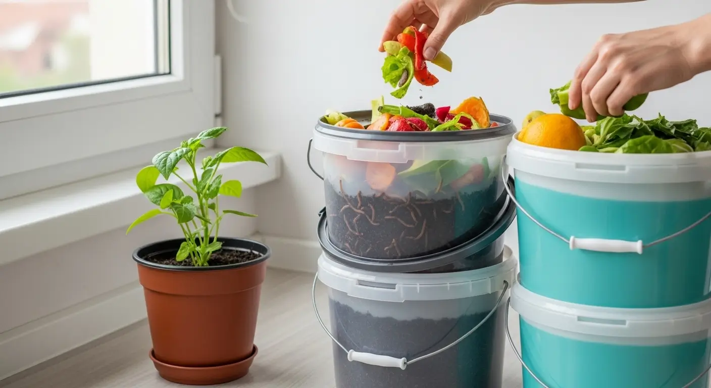 Composteira Caseira Fácil Transforme Seus Resíduos em Ouro para Suas Plantas!