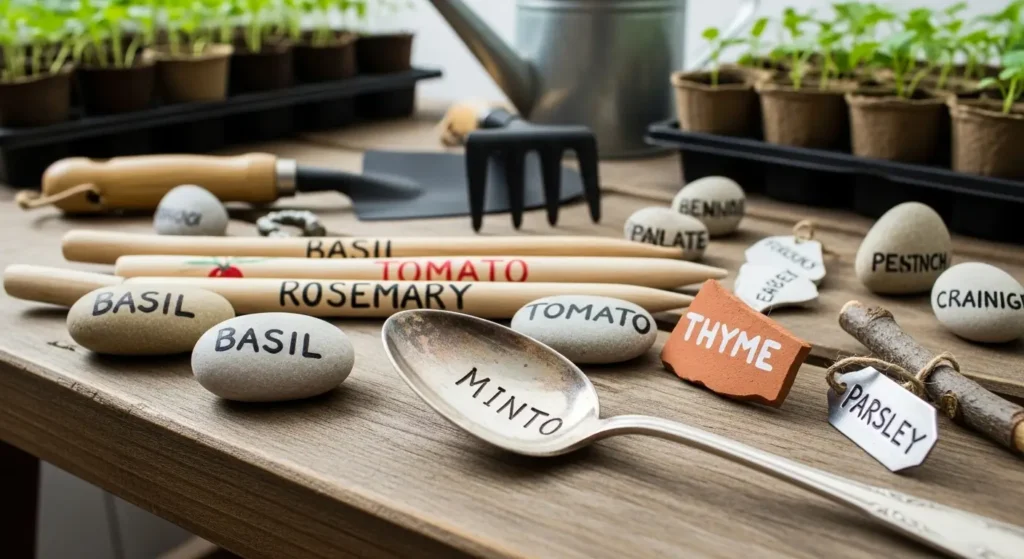 Identificadores de Plantas DIY Organize Sua Horta com Criatividade e Estilo