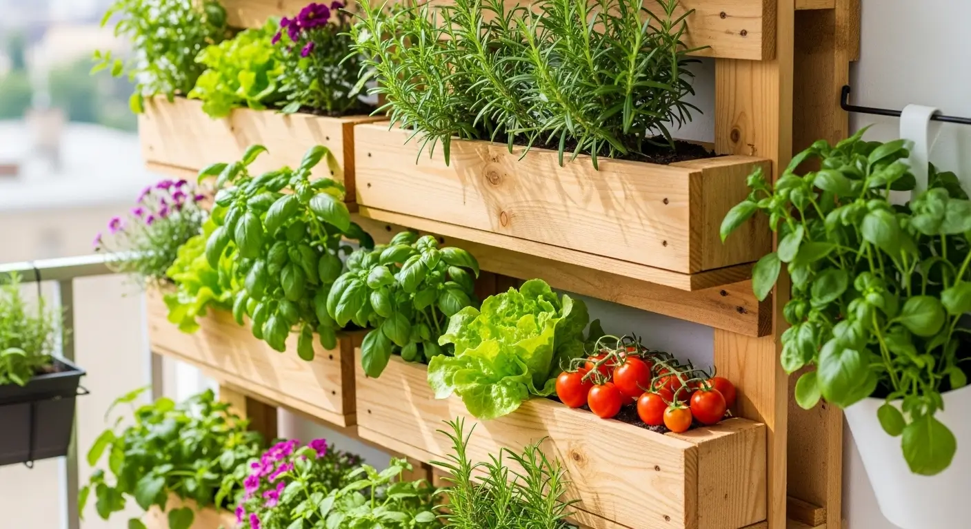 Jardim Vertical de Pallet Transforme Seu Espaço em um Oásis Verde Sustentável