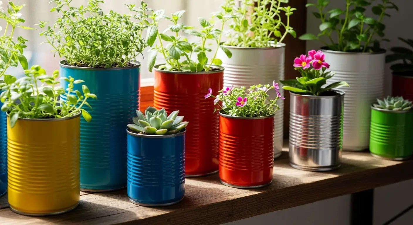 Transformar Latas em Vasos Recicle, Decore e Cultive com Criatividade!