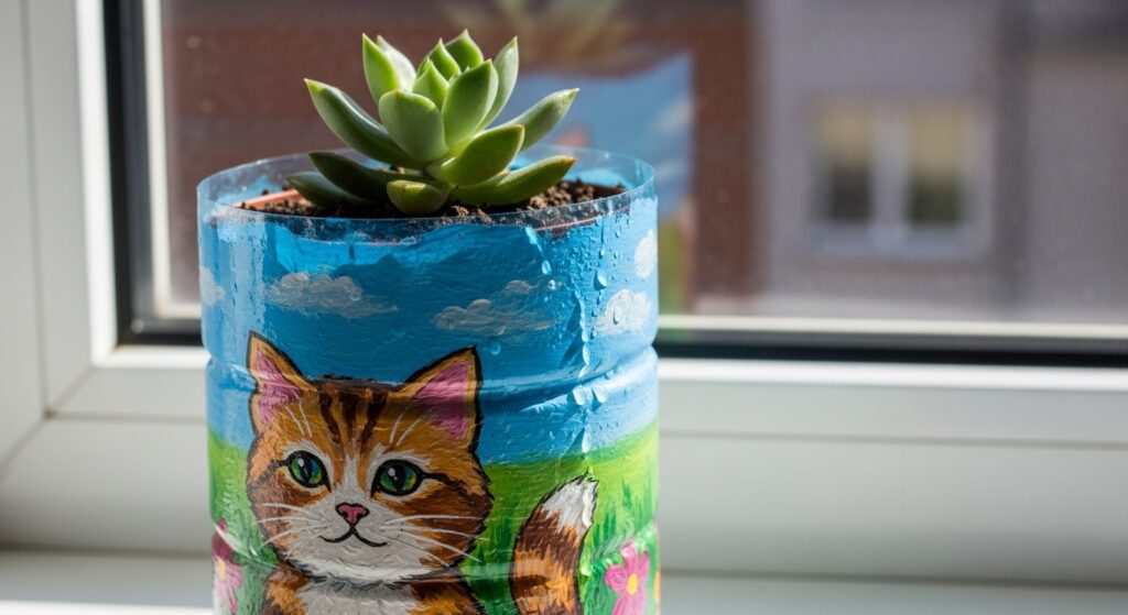 Vaso com Garrafa PET: Recicle, Crie e Cultive um Jardim Sustentável! ♻️🪴 3 Vaso com Garrafa PET Recicle, Crie e Cultive um Jardim Sustentável!