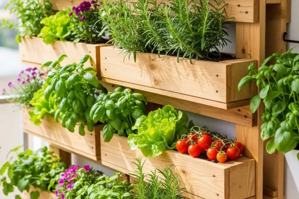 Jardim Vertical de Pallet Transforme Seu Espaço em um Oásis Verde Sustentável Jardim Vertical de Pallet Transforme Seu Espaço em um Oásis Verde Sustentável
