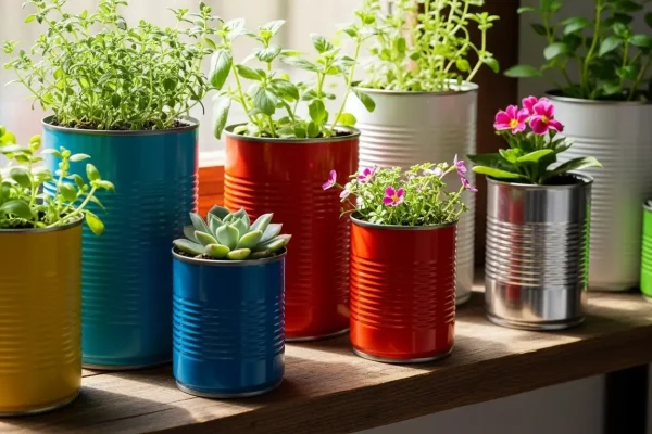 Transformar Latas em Vasos Recicle, Decore e Cultive com Criatividade! Transformar Latas em Vasos Recicle, Decore e Cultive com Criatividade!